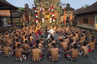 Performance of the Balinese Kecak dance