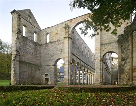 Ruins of the monastery church of Paulinzella