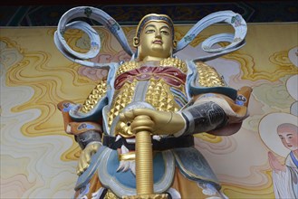 Watcher in the Buddhist Tianmenshan Temple