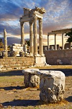 Pillars of the Greco Roman Temple of Trajan