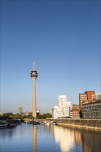 Neuer Zollhof and TV tower