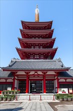 Sensoji five-story pagoda