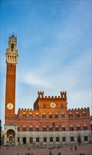 Palazzo Pubblico with Mangia Tower and Chapel