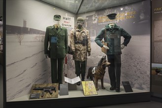 Historic uniforms of German border police and customs officers