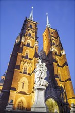 Cathedral of St. John the Baptist with Statue of Mary and Child