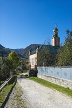 Mosque in the Chechen mountains