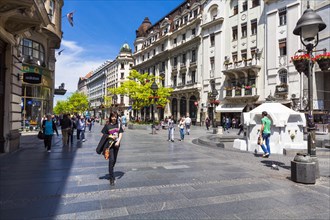 Exclusive shopping street Knez Mihailova