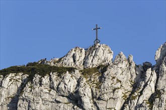 Summit cross on the east peak