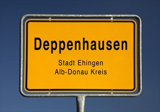 City limits sign of Deppenhausen