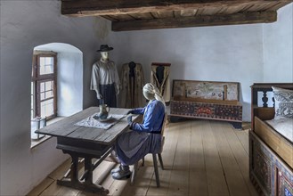 Room in the divorce house in the fortified church