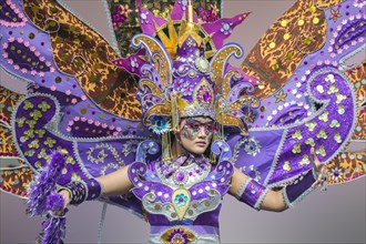 Elaborate costume at the Jember Fashion Festival