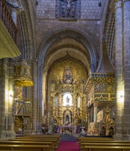 Altar in the Romanesque Basilica de San Vicente
