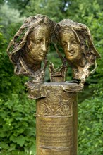 Bronze stele by Joseph Michael Neustift