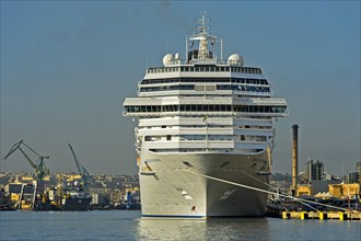 Cruise ship Costa Favolosa in the port of Valletta