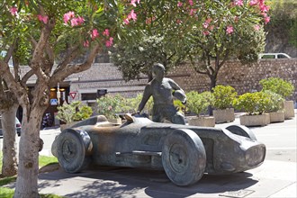 Race car monument