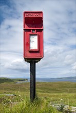 Red Royal Mail post box