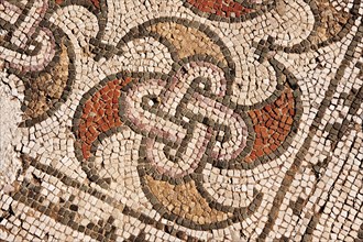 4th century geometric floor mosaic from the late Roman Jewish synagogue of Sardis
