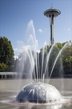 Space Needle with the International Fountain