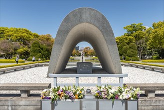 Cenotaph for the victims of the atomic bomb