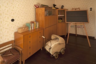 Original children's room of a family of magistrates from 1930-1960
