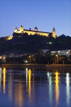 View across the Main river to Marienberg Fortress