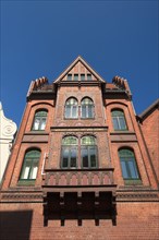 Decorative half-timbered facade of 1906