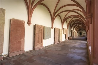 Cloister with epitaphs