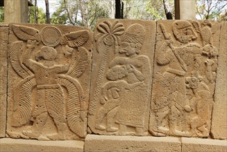 Reliefs on the north gate of the Hittite fortress of Karatepe