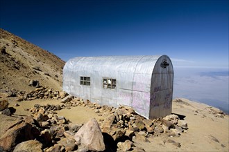 Shelter on the Iztaccihuatl volcano