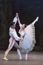 Performance of the ballet Coppelia with Shiori Kase as Swanilda and Yonah Acosta as Franz