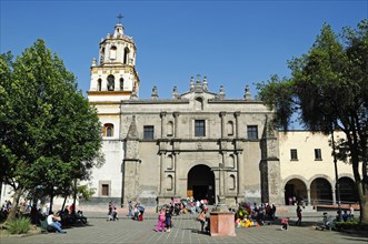 Church of San Juan Bautista in Plaza Hidalgo