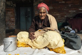 Old Nepalese woman