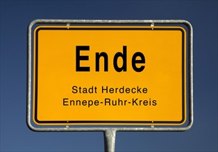 City limits sign of Ende