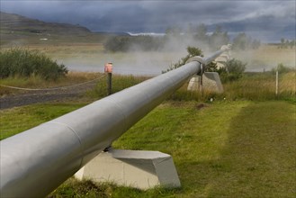 Pipeline with boiling water for the supply of Akranes and Borgarnes