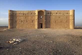 Desert castle Qasr Kharana or Qasr al-Harrana or Qasr al-Kharanah