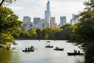 Rowing Boats on The Lake