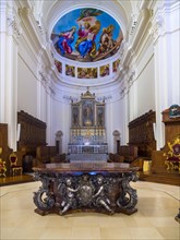 Altar of the baroque church