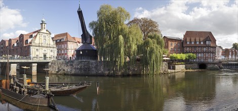 Harbour with River Ilmenau and Old Crane