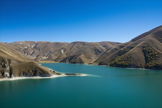 Lake Kezenoyam in the Chechen mountains