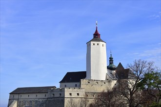 Forchtenstein Castle with its prominent castle keep