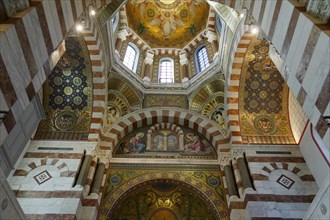 Notre-Dame de la Garde with mosaics, Marseille