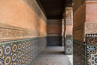 Pillars and wall mosaics
