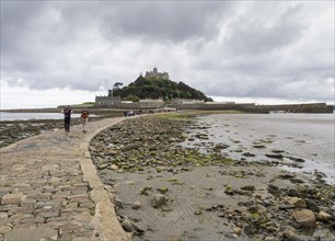 Footway to St. Michael's Mount at low tide