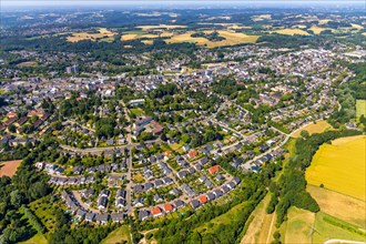 Aerial view from the south to the city of Heiligenhaus