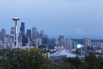 Skyline of with Space Needle
