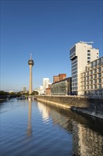 Neuer Zollhof and TV tower