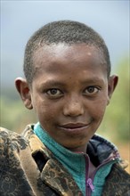 Portrait of an Oromo boy