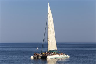 Party boat off Cala Ratjada