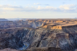 Rugged landscape on the Fish River Canyon