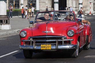 Vintage car on the Prado